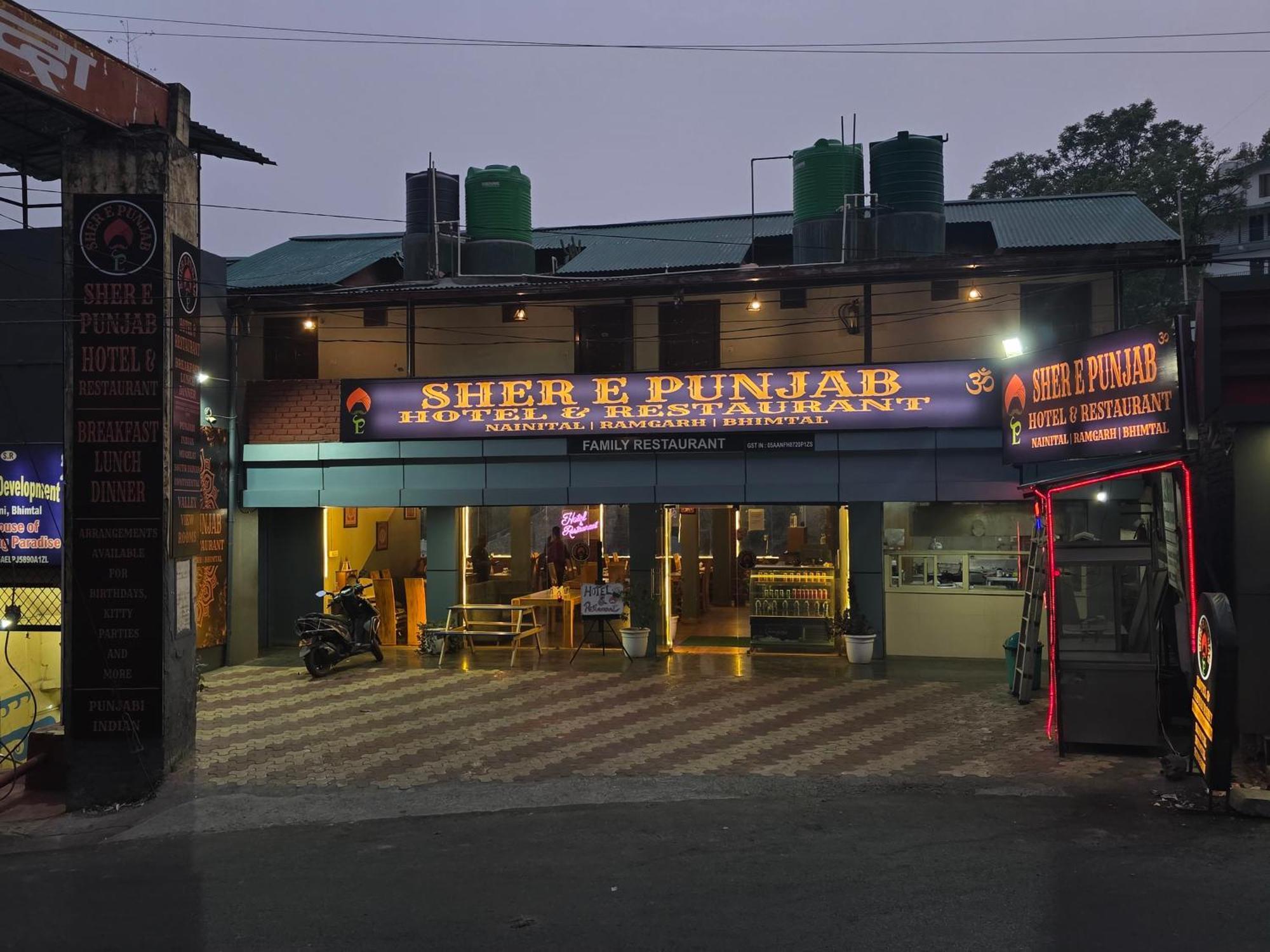 Sher E Punjab Hotel Bhīm Tāl 外观 照片